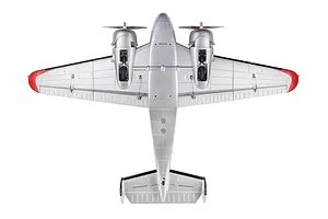 E-Flite RC Plane Beechcraft D18 1.5m BNF Basic with AS3X and Safe Select Technology image 130547