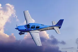 E-Flite RC Plane UMX Cirrus SR22T 730mm 3D Aerobatic BNF Basic with AS3X and Safe Select Technology - Blue/White G7 “Platinum” image 130574