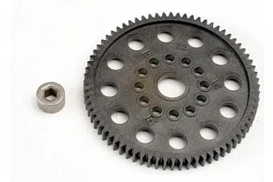 Traxxas 72T 32dp/0.8Mod Spur Gear w/ Metal Spacer image 13060