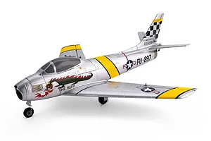 E-Flite RC Plane UMX F-86 Sabre 442mm EDF BNF Jet with AS3X and Safe Select Technology image 130594