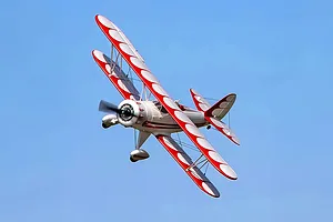 E-Flite RC Plane UMX Waco 550mm 3D Aerobatic BNF Basic with AS3X and Safe Select Technology - White image 130691