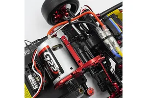 Yeah Racing Aluminium Multi-Angle Motor Plate with Fan - Red image 130714