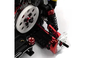 Yeah Racing Aluminium and G45 Steel CVD Driveshafts 2Pcs - Red image 3