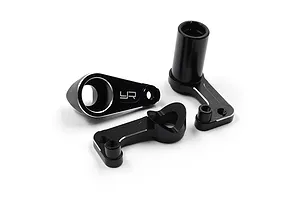 Yeah Racing Aluminium Steering Assembly - Black