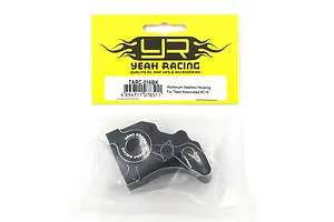 Yeah Racing black aluminium gearbox housing for Team Associated RC10 in original retail packaging.