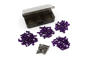 Yeah Racing Aluminium and Titanium Screw Kit with Carry Box image 130749
