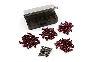 Yeah Racing Aluminium and Titanium Screw Kit with Carry Box image 130751