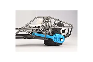 GPM Aluminium Rear Suspension Arms 2Pcs w/ Larger Inner Bearings - Black image 130774