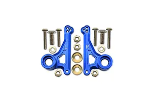 GPM Blue Aluminium E-Revo 2.0 Front Suspension Rocker Arm 2Pcs image 130794