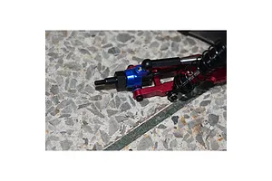 GPM Blue Aluminium Losi Mini-T &amp;amp; Mini-B 2.0 Rear Hubs 2Pcs image 130856