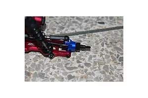 GPM Blue Aluminium Losi Mini-T &amp;amp; Mini-B 2.0 Rear Hubs 2Pcs image 130857