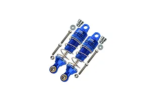 GPM Blue Aluminium Losi Mini T & Mini B 2.0 50mm Front Shocks 2Pcs w/ Hardware image 130862