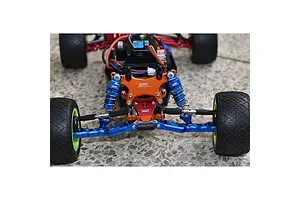 GPM Blue Aluminium Losi Mini T &amp;amp; Mini B 2.0 50mm Front Shocks 2Pcs w/ Hardware image 130863