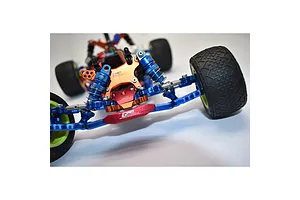 GPM Aluminium Front Skid Plate - Blue image 130885