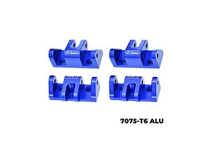 GPM Aluminium Lower Shock Mount - Blue