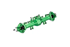 GPM Racing Green Aluminium Complete Quick Release Front Axle Set image 130923