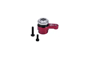 GPM Red Aluminium 20T Servo Horn w/ Built in Servo Saver image 130924