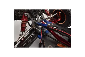 GPM Red Aluminium Rear Differential Housing Set w/ Larger Inner Bearings image 130942