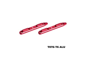 GPM 1/8 Aluminium Roof Rail Set 2Pcs - Red