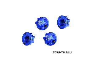 GPM Aluminium 17mm Wheel Lock Nuts 4Pcs - Blue image 130982