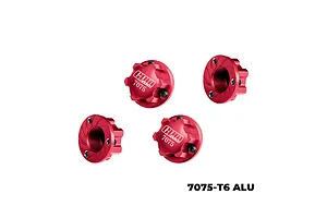GPM Aluminium 17mm Wheel Lock Nuts 4Pcs - Red image 130984