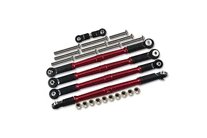GPM Red Aluminium ARRMA Kraton, Talion & Outcast Turnbuckle Set 4Pcs image 131016