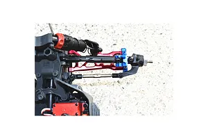 GPM Racing Blue Aluminium Suspension Arm & Hub Kit w/ Hardware image 131031