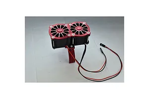 GPM Green Aluminium Adjustable Motor Heatsink w/ Dual Cooling Fans image 131052