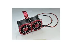 GPM Orange Aluminium Adjustable Motor Heatsink w/ Dual Cooling Fans image 131058
