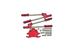 GPM Red Aluminium 1/5 Kraton 8S Rear Tie Rods w/ Stabiliser image 131072