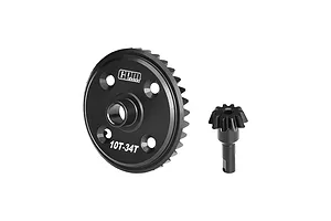 GPM Carbon Steel 34T/10T 1.3Mod Main Differential and Input Gears 2Pcs