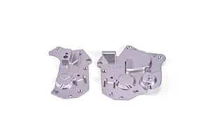 GPM Racing Silver Aluminium Chassis Side Cover Set image 131184