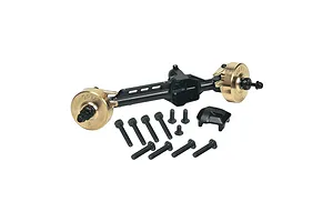 GPM SCX10 Pro Black Aluminium & Brass Front Differential/Axle Housing image 131321