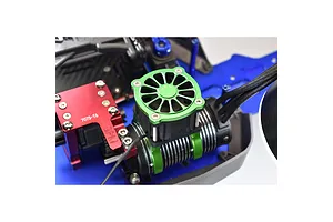 GPM Green Aluminium Motor Heat Sink Set w/ Cooling Fan for SLE038A image 131355