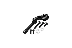 GPM Black Aluminium 25T Servo Horn w/ Tie Rod Set - Silver Inlay Version image 131366