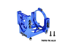 GPM Aluminium Oversized Motor Mount and Base - Blue