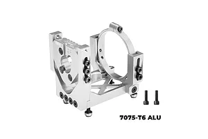 GPM Aluminium Oversized Motor Mount and Base - Silver