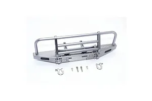 GPM Black Aluminium TRX-4 & SCX10 II Front Bush Guard Bumper w/ D Rings image 131419