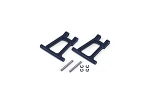 GPM Black Aluminium TT-01 Rear Upper Suspension Arms 2Pcs w/ Hardware image 131467