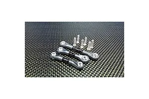 GPM Black Aluminium TT-01 Adjustable Tie Rods 3Pcs w/ Hardware image 131468