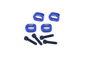 GPM Blue Aluminium Motor Mount Braces 4Pcs image 131470