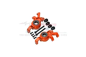 GPM Orange Aluminium Oversized Steering Hubs Set image 131474