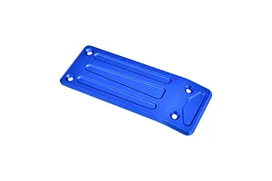 GPM Blue Aluminium X-Maxx Front Skid Plate w/ Hardware image 131484