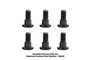 GPM Carbon Steel 3x12mm Fine Thread Shoulder Screws