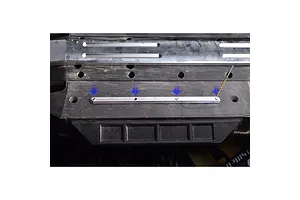 GPM Silver Aluminium Battery Hold-Down Set image 131545