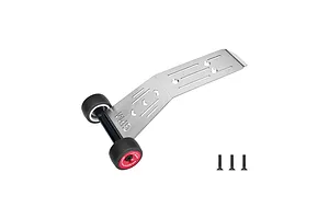 GPM Stainless Steel Wheelie Bar - Red