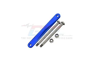 GPM Blue Aluminium Front Suspension Arm Pin Brace w/ Pins image 131700