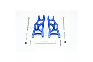 GPM Blue Aluminium Traxxas Slash 2WD Front Lower Suspension Arms 2Pcs w/ Pins image 131704