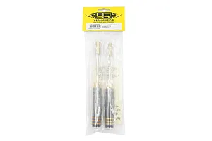 Yeah Racing Aluminium 1/4&amp;quot; and 11/32&amp;quot; Nut Driver Wrenches 2Pcs - Black/Gold image 131745