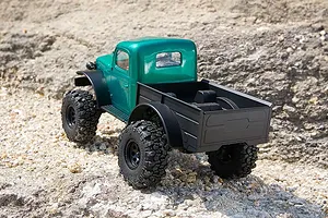 FMS FCX24 Power Wagon RC Rock Crawler Electric Brushless 1/24 Scale RTR - Green image 131804